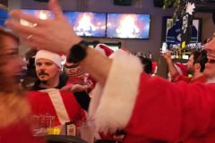 12.14.24: Vancouver BC SantaCon/Santarchy. https://technotink.net/adventures/?p=8040 Adventures of Sir Thomas Oisin Rhymour. Photo copyright by Techno Tink Photography www.technotink.com/photography. (c) 2024: Thomas Baurley./Oisin Rhymour